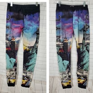 New York Tourist Scenic Statue of Liberty Souvenir Tights